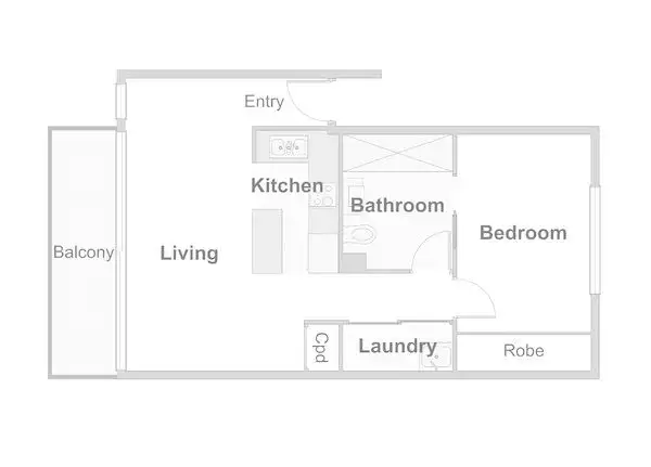 Floorplan of Homely apartment listing, 28/43 Antill Street, Queanbeyan NSW 2620