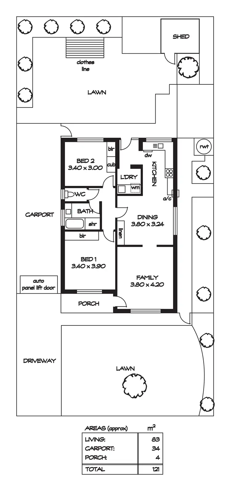 Floorplan of Homely house listing, 3/4 Ayr Street, Semaphore Park SA 5019