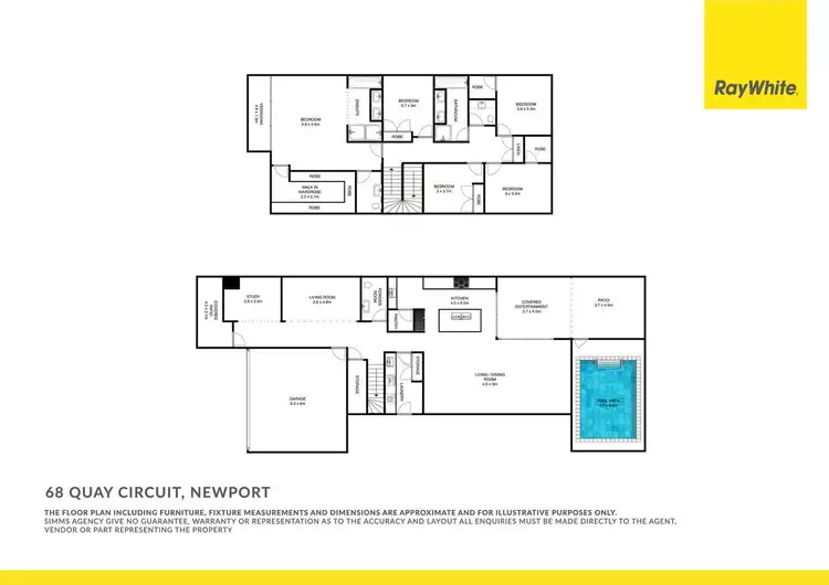 Floorplan of Homely house listing, 68 Quay Circuit, Newport QLD 4020