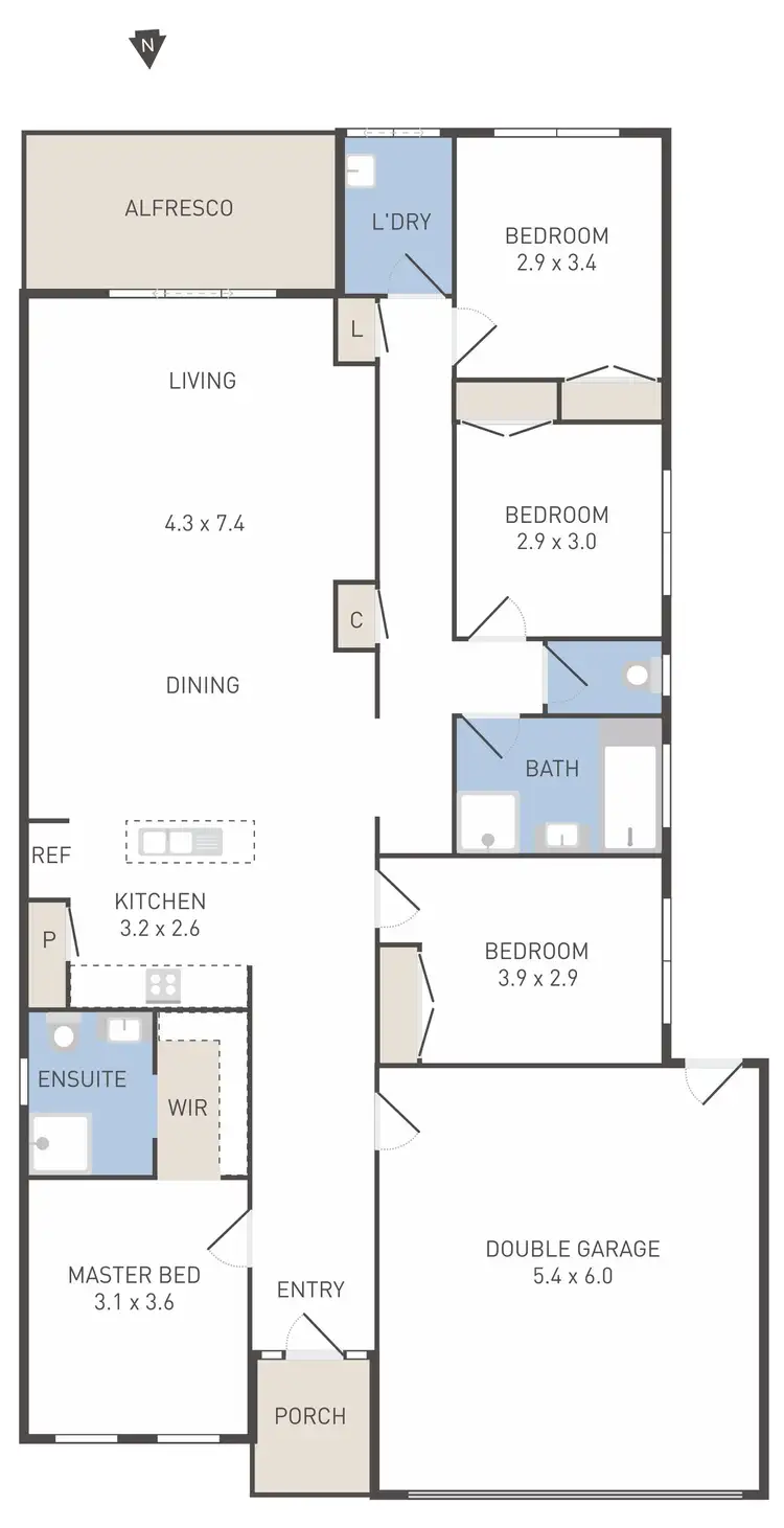 Floorplan of Homely house listing, 5 Delias Road, Tarneit VIC 3029