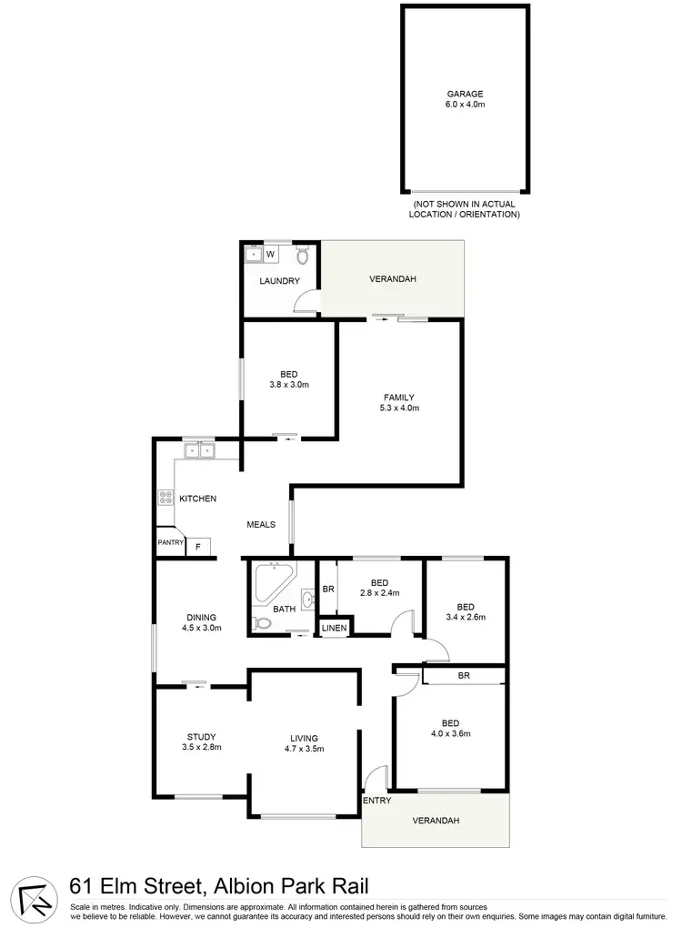 Floorplan of Homely house listing, 61 Elm Street, Albion Park Rail NSW 2527