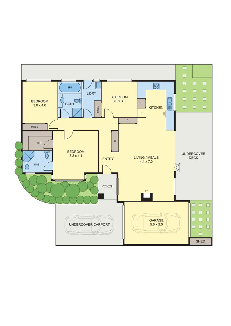 Floorplan of Homely unit listing, 2/75 Isla Avenue, Glenroy VIC 3046
