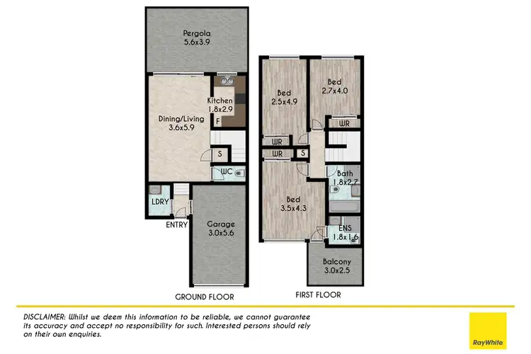 Floorplan of Homely townhouse listing, 79A/177A Reservoir Road, Blacktown NSW 2148
