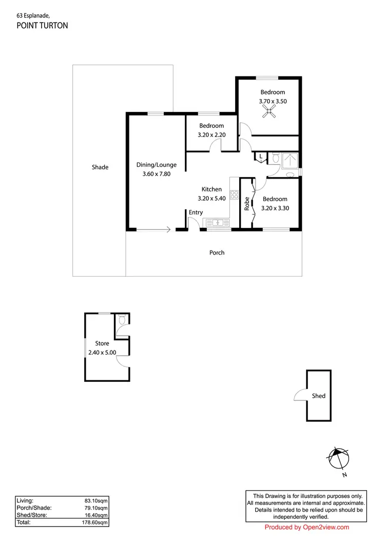 Floorplan of Homely house listing, 63 Esplanade, Point Turton SA 5575