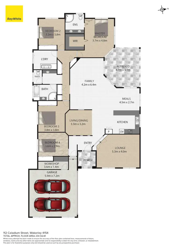 Floorplan of Homely house listing, 112 Caladium Street, Wakerley QLD 4154