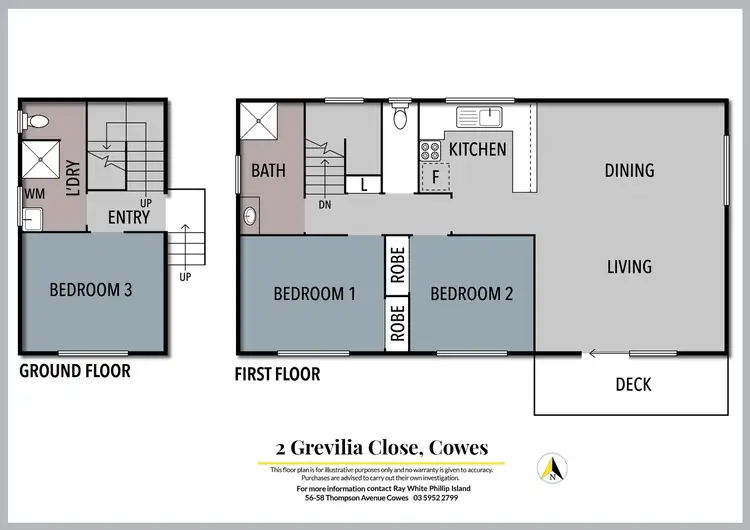 Floorplan of Homely house listing, 2 Grevilia Close, Cowes VIC 3922