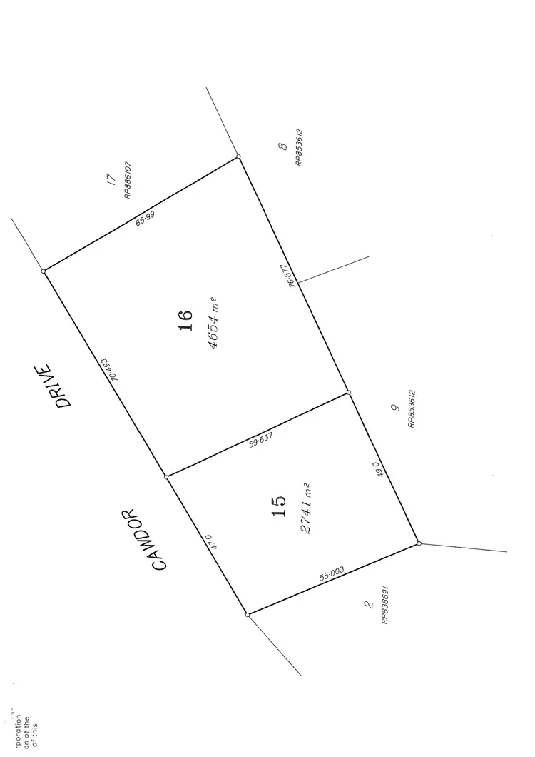 Floorplan of Homely land listing, 11a Cawdor Drive, Highfields QLD 4352