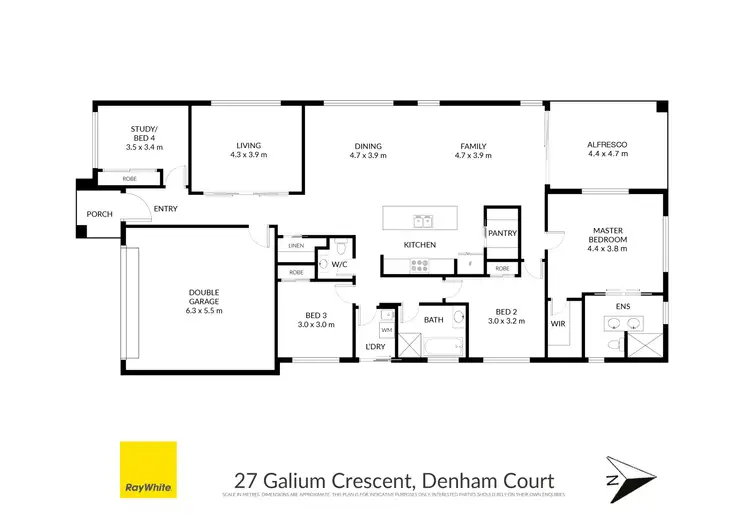 Floorplan of Homely house listing, 27 Galium Crescent, Denham Court NSW 2565