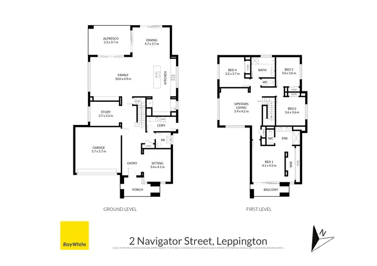 Floorplan of Homely house listing, 2 Navigator Street, Leppington NSW 2179