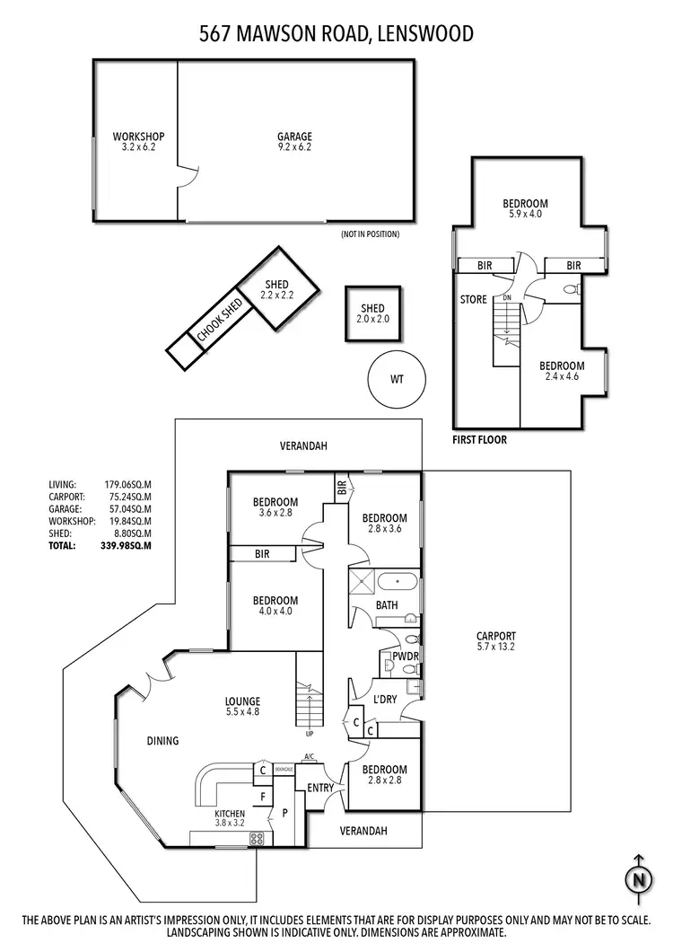 Floorplan of Homely rural property listing, 567 Mawson Road, Lenswood SA 5240