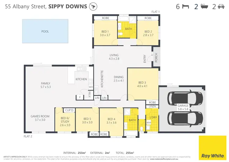 Floorplan of Homely house listing, 55 Albany Street, Sippy Downs QLD 4556