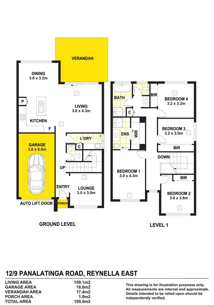 Floorplan of Homely house listing, 12/9 Panalatinga Road, Reynella East SA 5161
