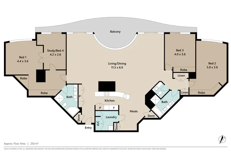 Floorplan of Homely apartment listing, 151/35 Howard Street, Brisbane City QLD 4000