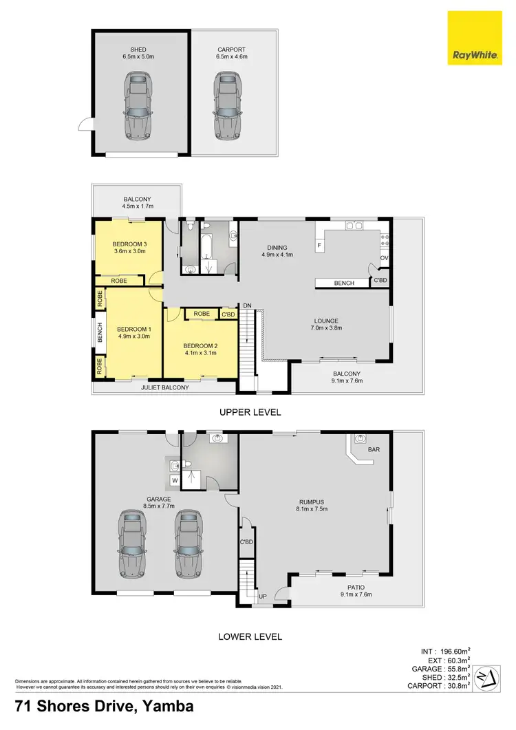 Floorplan of Homely house listing, 71 Shores Drive, Yamba NSW 2464