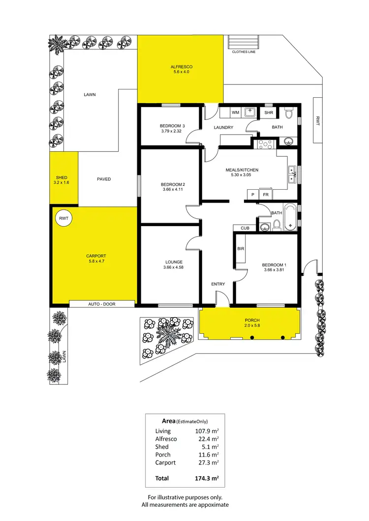 Floorplan of Homely house listing, 44 Lane Street, Richmond SA 5033