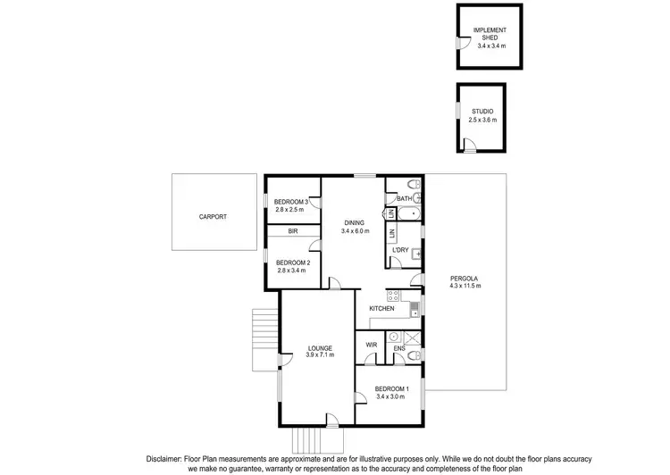 Floorplan of Homely house listing, 13 Creek Street, Mount Gambier SA 5290