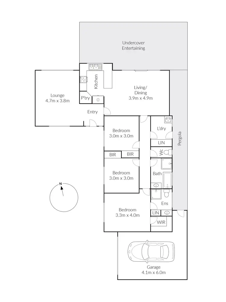 Floorplan of Homely house listing, 9 Stefan Court, Lara VIC 3212