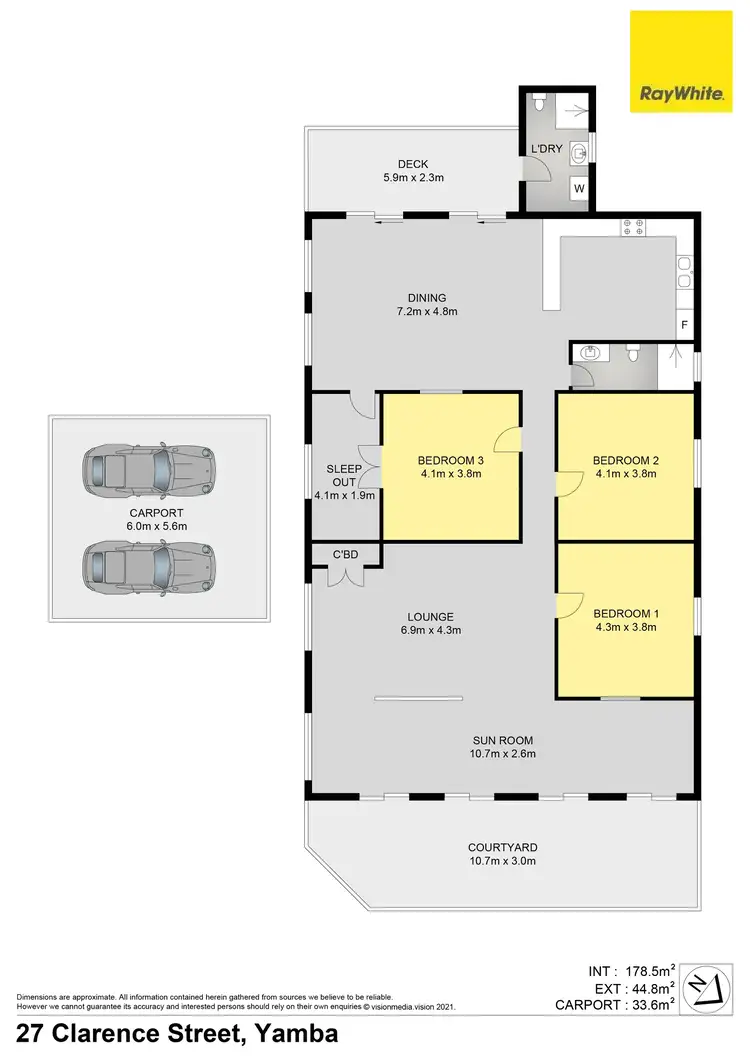 Floorplan of Homely house listing, 27 Clarence Street, Yamba NSW 2464