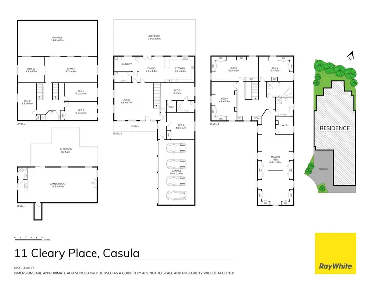 Floorplan of Homely house listing, 11 Cleary Place, Casula NSW 2170