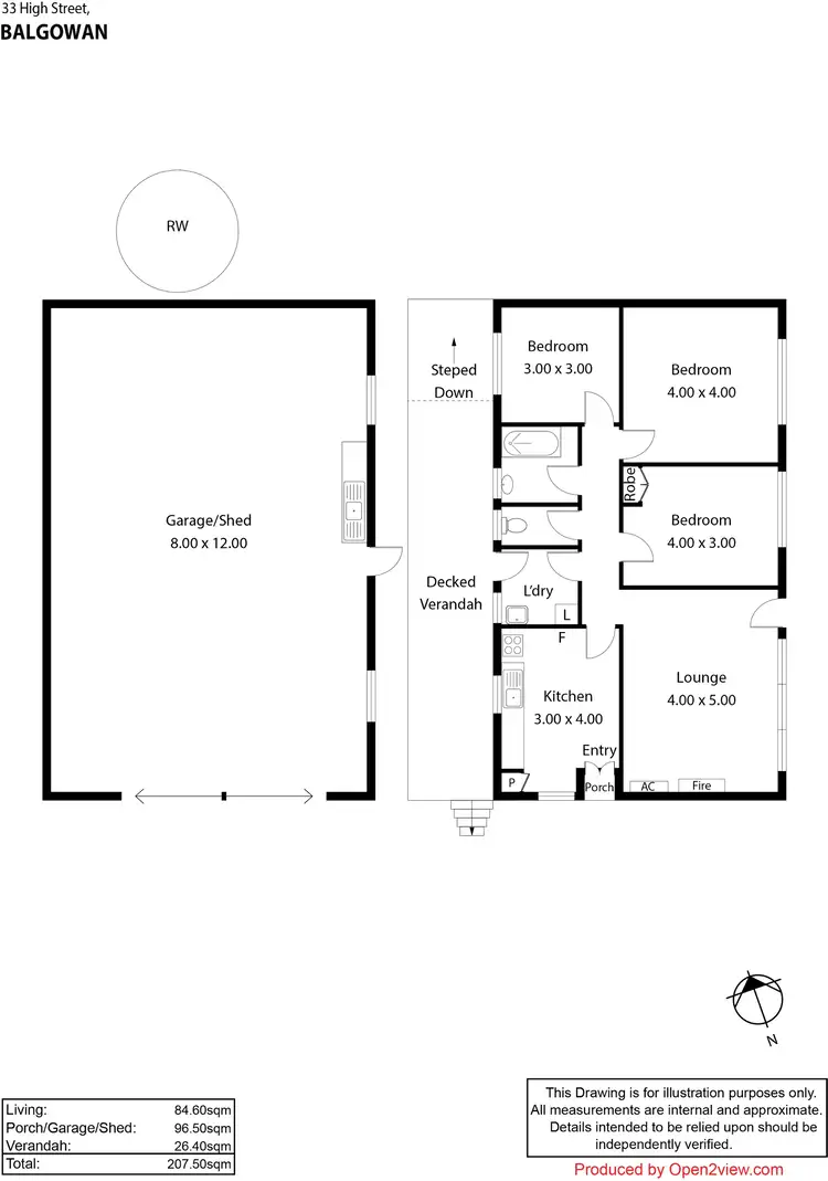 Floorplan of Homely house listing, 33 High Street, Balgowan SA 5573