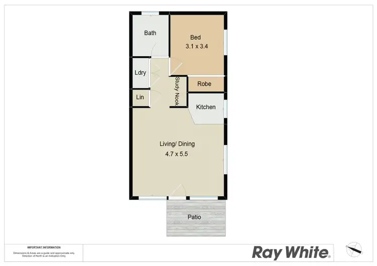 Floorplan of Homely unit listing, 5/75 Abbott Street, Wallsend NSW 2287
