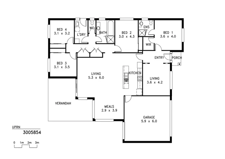 Floorplan of Homely house listing, (D.H.A) Defence Housing Australia, Hewett SA 5118