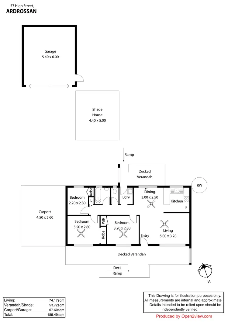 Floorplan of Homely house listing, 57 High Street, Ardrossan SA 5571