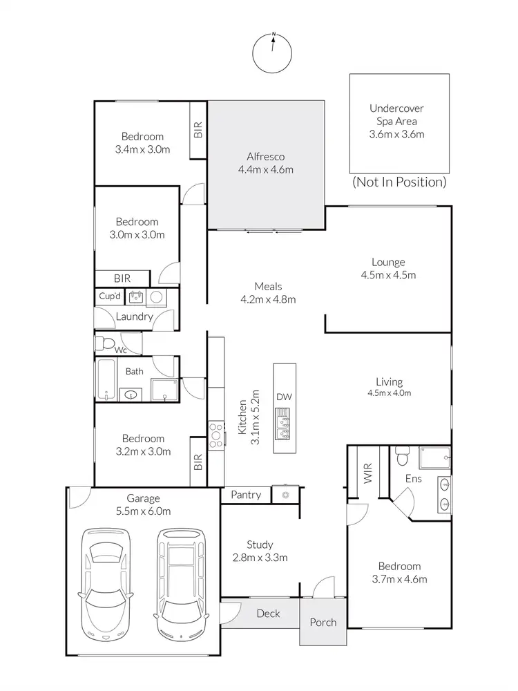 Floorplan of Homely house listing, 9 Honeyeater Court, Lara VIC 3212