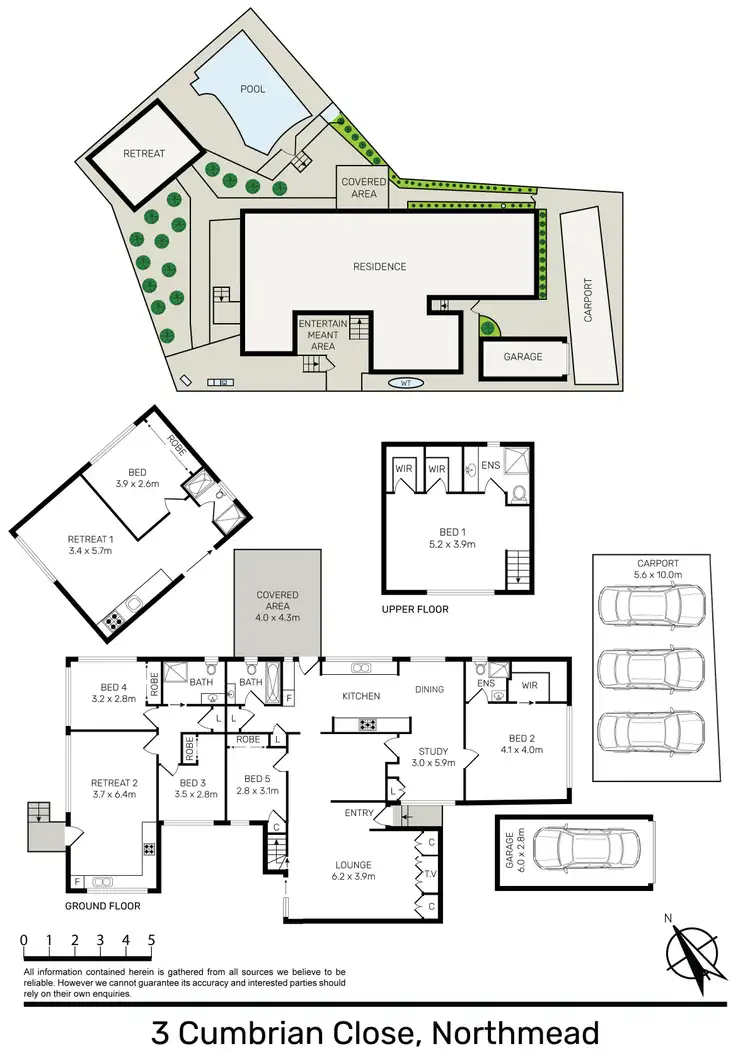 Floorplan of Homely house listing, 3 Cumbrian Close, Northmead NSW 2152