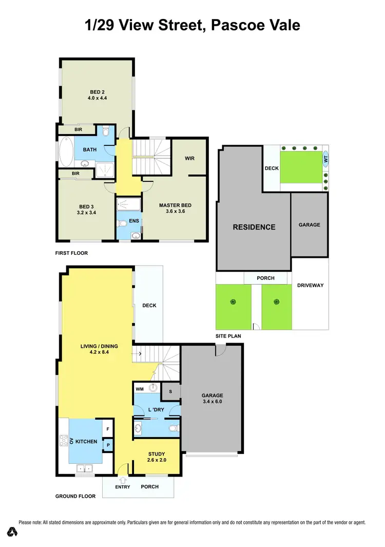Floorplan of Homely townhouse listing, 1/29 View Street, Pascoe Vale VIC 3044