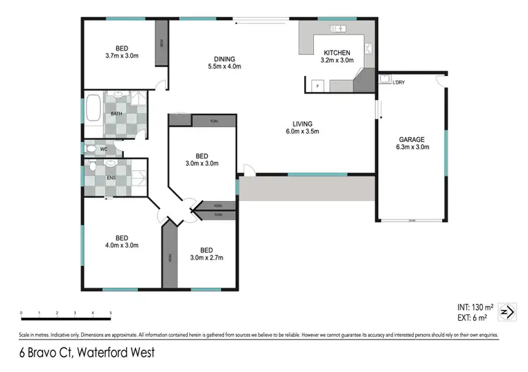 Floorplan of Homely house listing, 6 Bravo Court, Waterford West QLD 4133