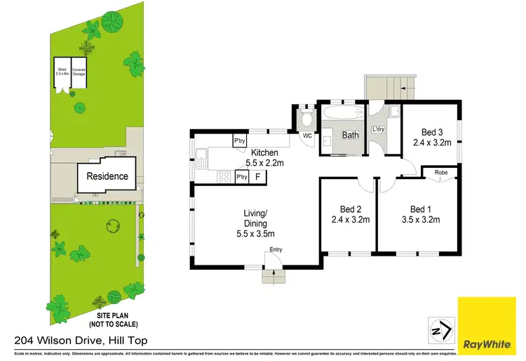 Floorplan of Homely house listing, 204 Wilson Drive, Hill Top NSW 2575
