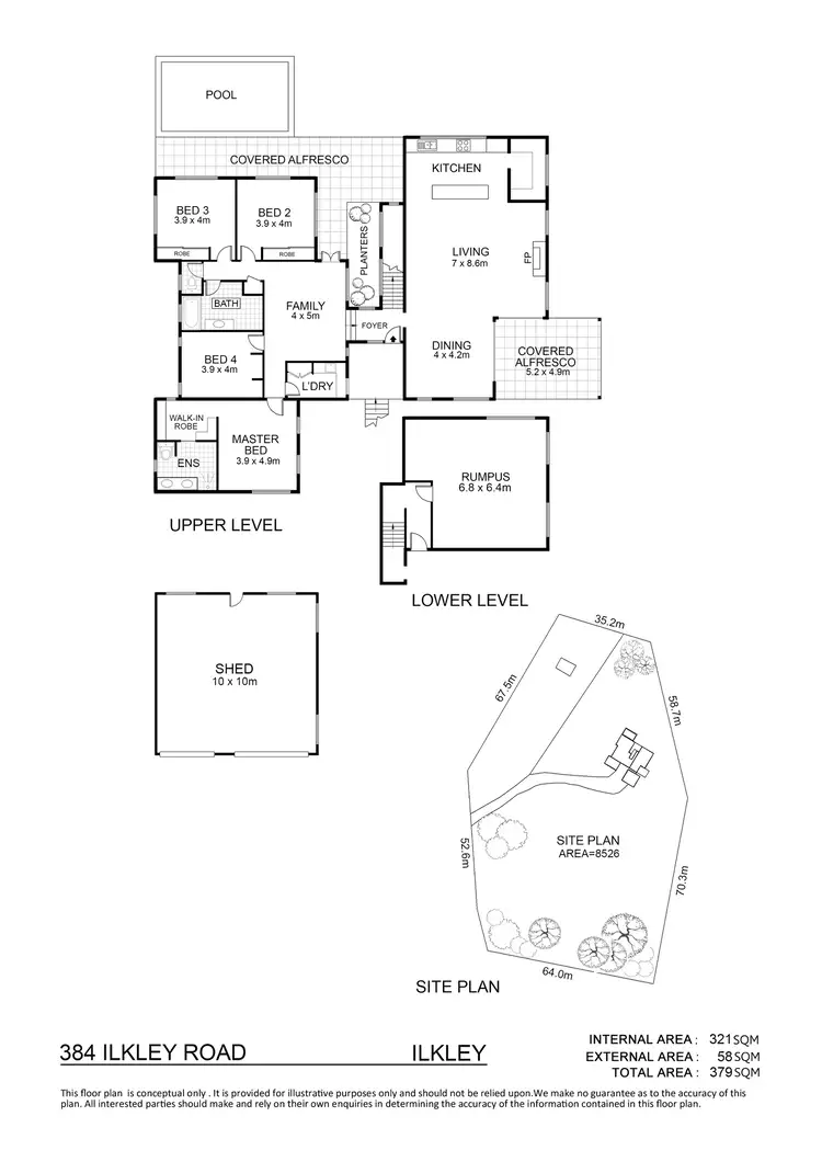Floorplan of Homely house listing, 384 Ilkley Road, Ilkley QLD 4554