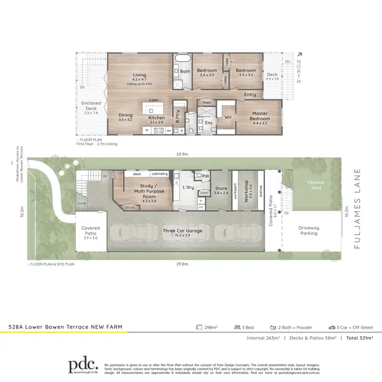 Floorplan of Homely house listing, 528a Lower Bowen Terrace, New Farm QLD 4005