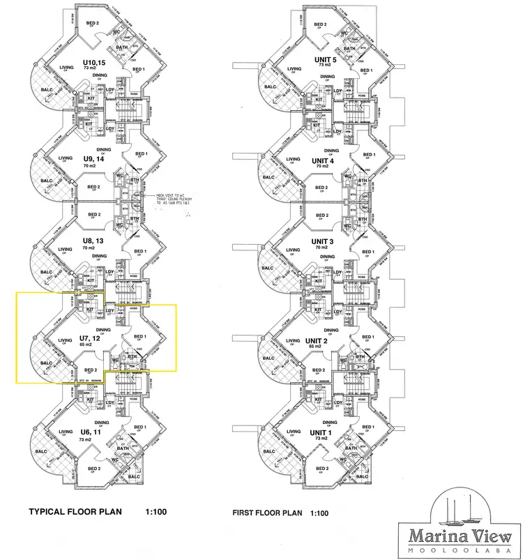 Floorplan of Homely unit listing, 12/11 Foote Street, Mooloolaba QLD 4557