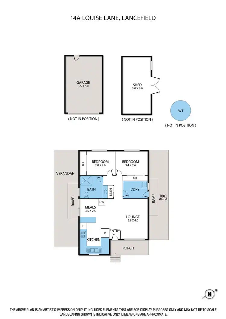 Floorplan of Homely house listing, 14A Louise Lane, Lancefield VIC 3435