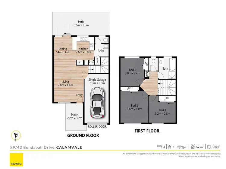 Floorplan of Homely townhouse listing, 29/43 Bundabah Drive, Calamvale QLD 4116