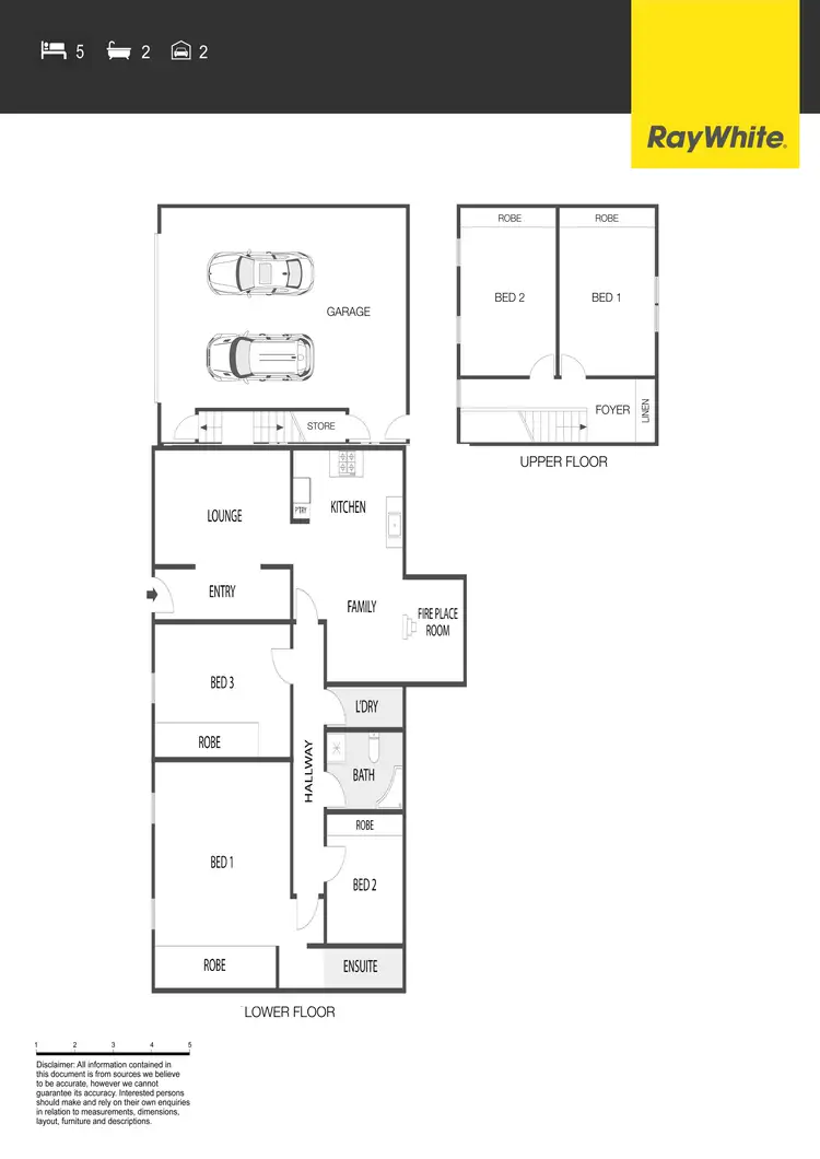 Floorplan of Homely house listing, 34 Carrodus Street, Fraser ACT 2615