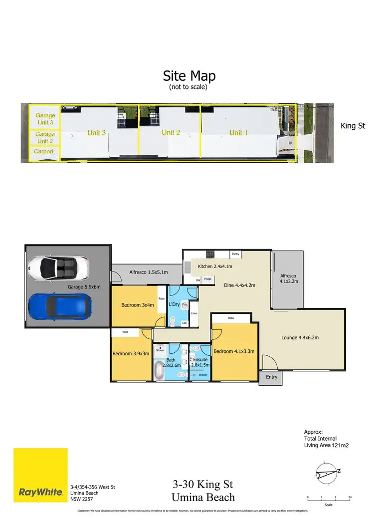 Floorplan of Homely villa listing, 3/30 King Street, Umina Beach NSW 2257