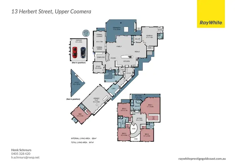 Floorplan of Homely house listing, 13 Herbert Street, Upper Coomera QLD 4209