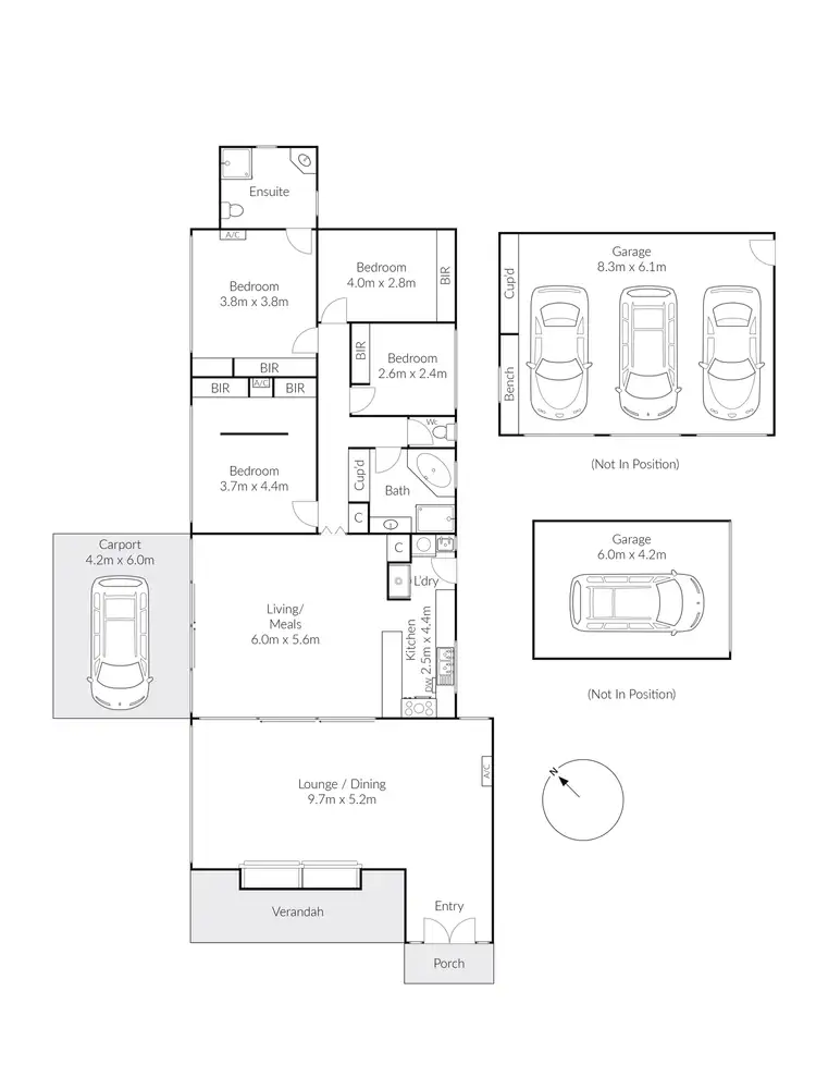 Floorplan of Homely house listing, 10 Downshire Road, Belmont VIC 3216