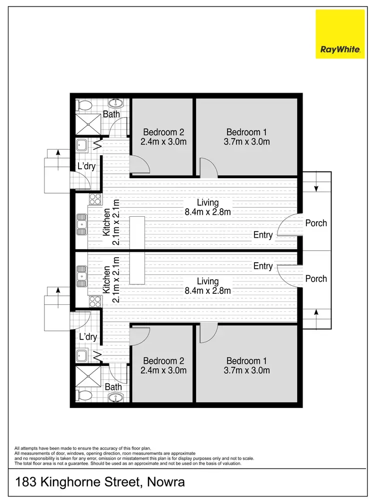 Floorplan of Homely house listing, 183 Kinghorne Street, Nowra NSW 2541