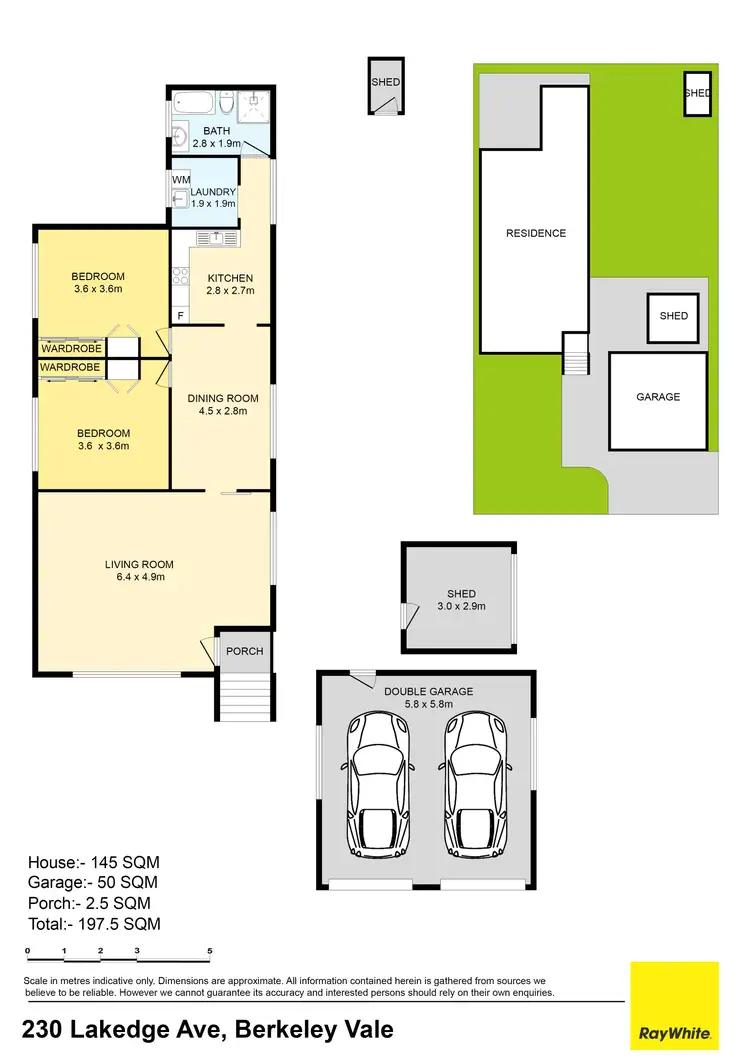 Floorplan of Homely house listing, 230 Lakedge Avenue, Berkeley Vale NSW 2261