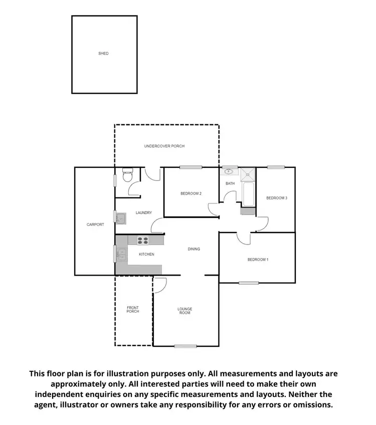 Floorplan of Homely house listing, 10 Cain Street, Port Augusta SA 5700