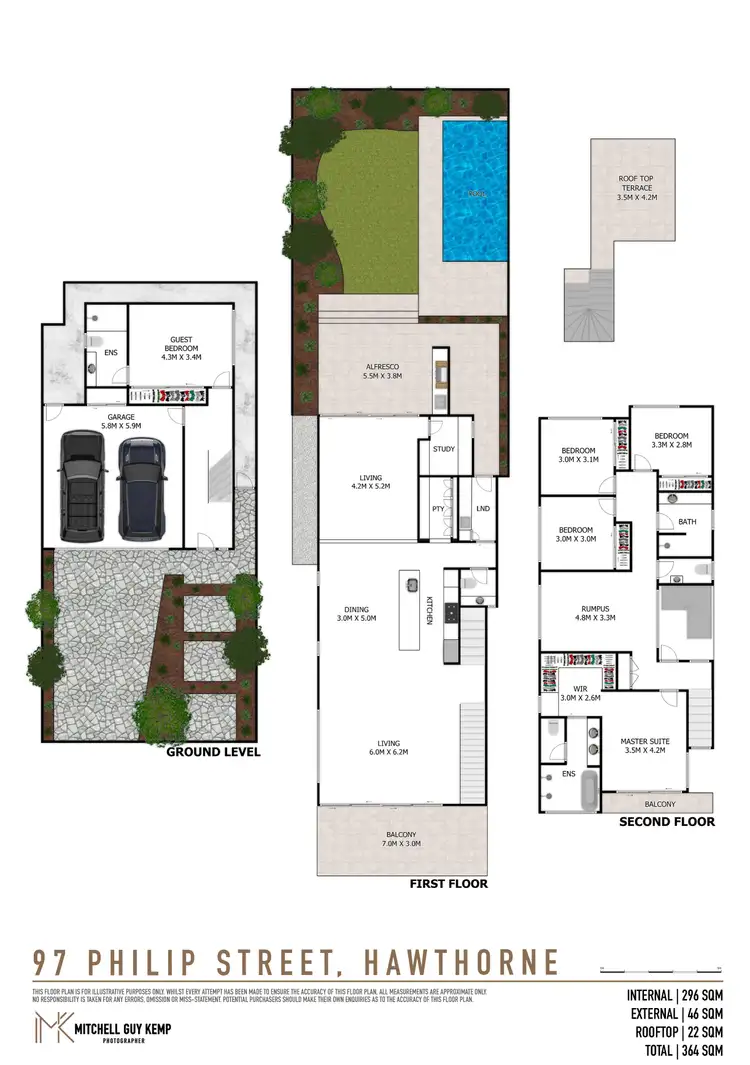 Floorplan of Homely house listing, 97 Philip Street, Hawthorne QLD 4171