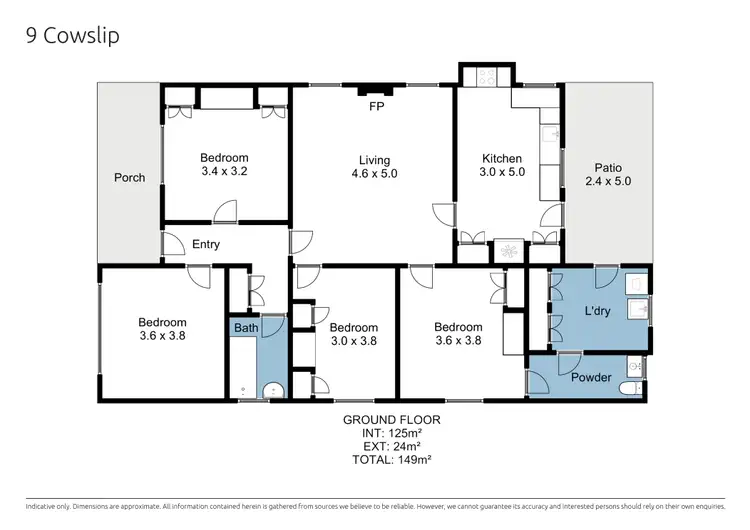 Floorplan of Homely house listing, 9 Cowslip Street, Violet Town VIC 3669
