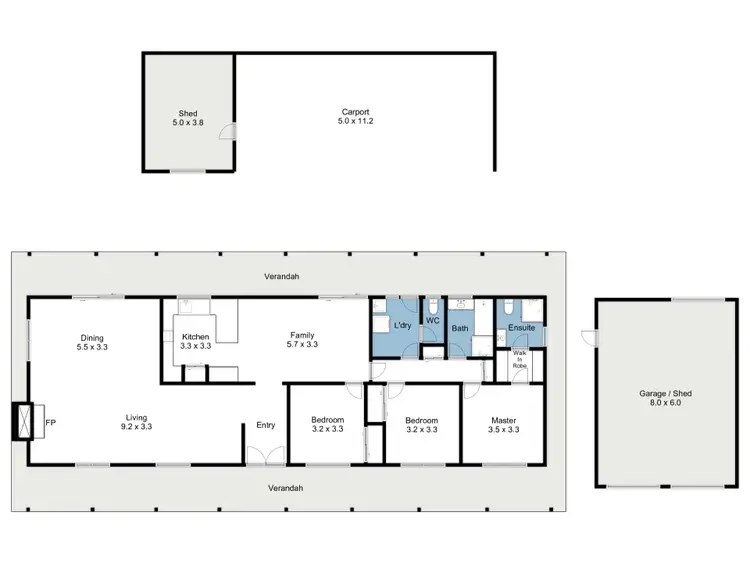 Floorplan of Homely house listing, 249 Brookleigh Road, Strathbogie VIC 3666
