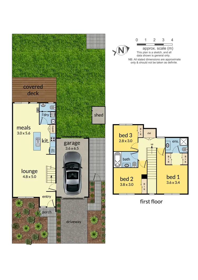 Floorplan of Homely townhouse listing, 44 Excelsior Circuit, Mulgrave VIC 3170