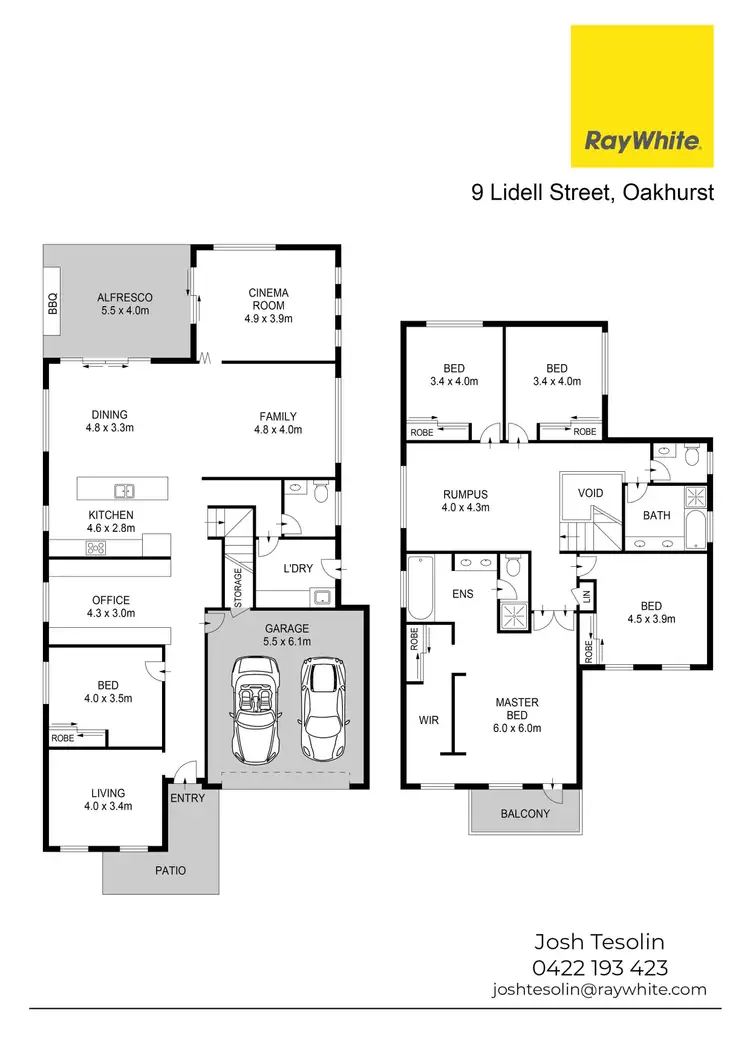 Floorplan of Homely house listing, 9 Lidell Street, Oakhurst NSW 2761