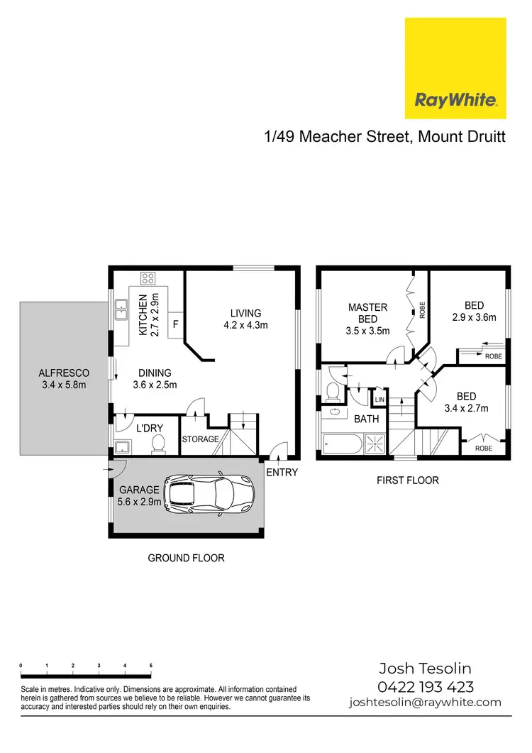 Floorplan of Homely townhouse listing, 1/49 Meacher Street, Mount Druitt NSW 2770